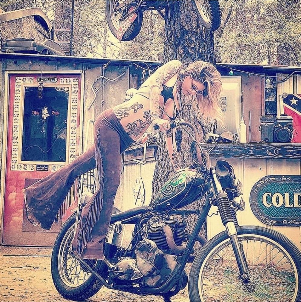 Hiphugger Fringe Bell Bottoms in BROWN TIE DYE - XS S M L XL Vintage 70s Leather - Picture 6 of 13